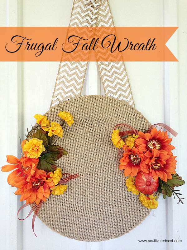 Easy Fall Crafts For Adults
 Easy Frugal Fall Wreath