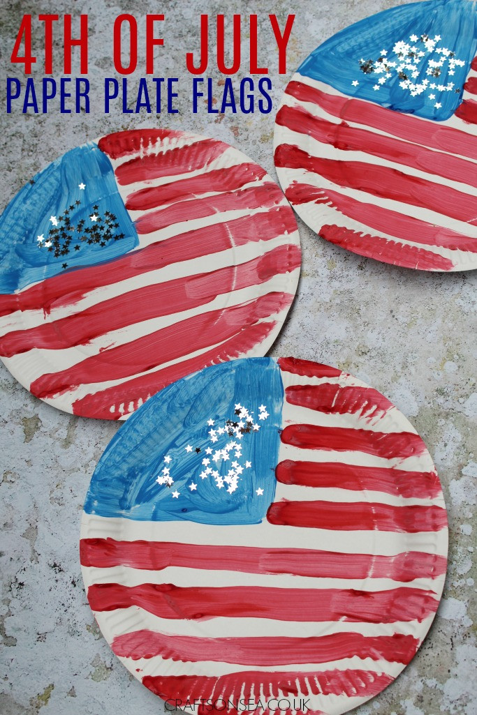 Easy Fourth Of July Crafts
 4th July Crafts for Kids Paper Plate Flag Crafts on Sea