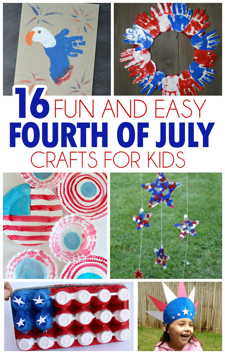 Easy Fourth Of July Crafts
 16 Fun And Easy Fourth July Crafts For Kids I Heart