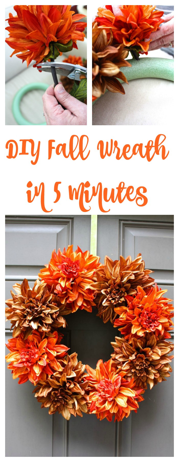 Fall Crafts Pinterest
 Easy Fall Wreath 2 Bees in a Pod