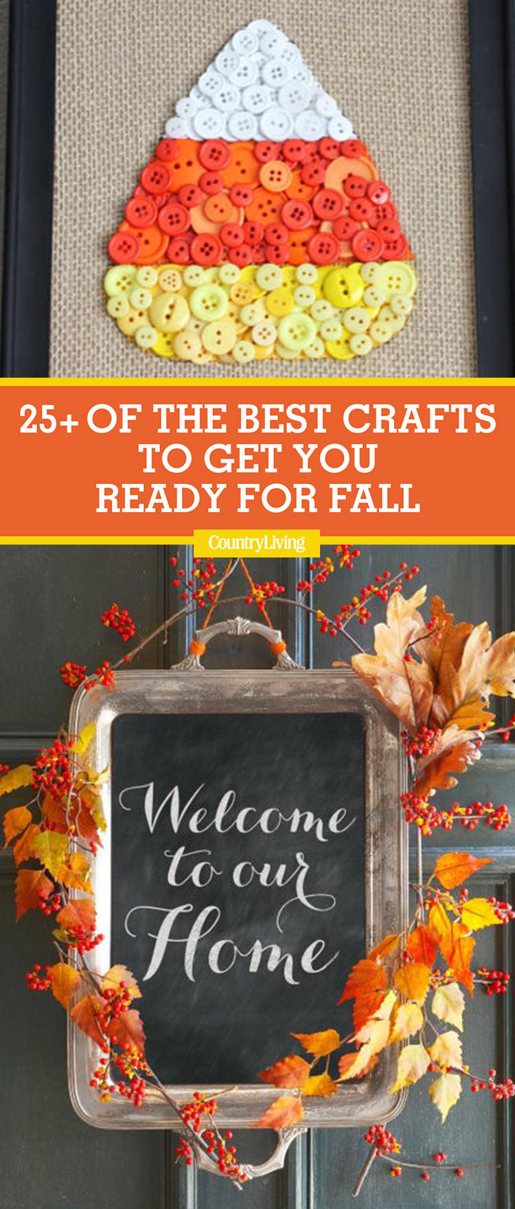 Fall Crafts Pinterest
 25 Best Fall Crafts Easy DIY Home Decor Ideas for Fall