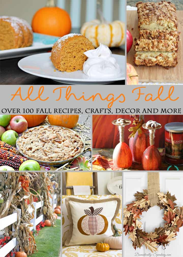 Fall Crafts Pinterest
 All Things Fall Over 100 Autumn Crafts Recipes Home