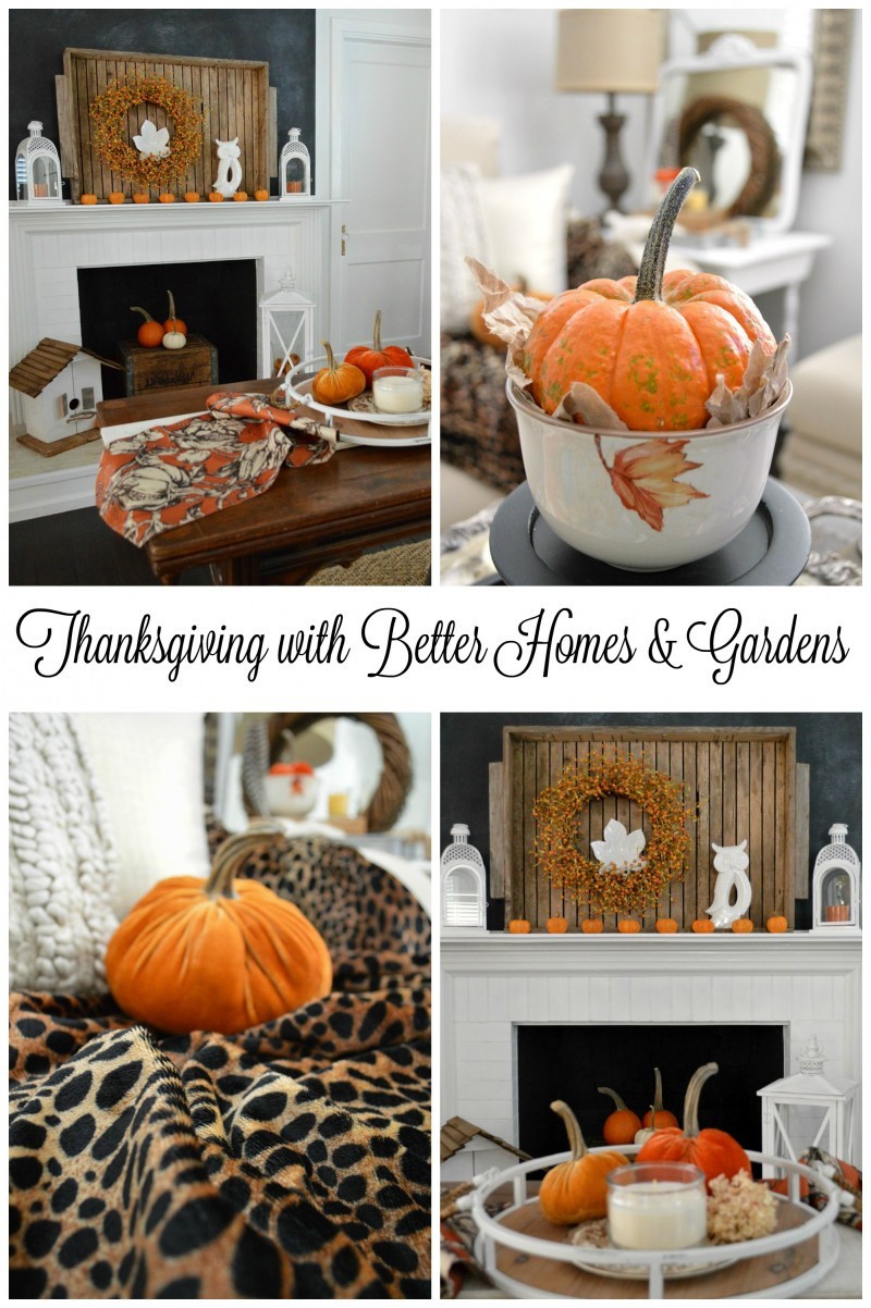 Fall Decor Walmart
 Thanksgiving In Our Home with Better Homes and Gardens