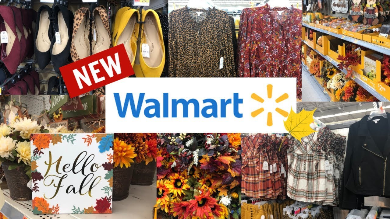Fall Decor Walmart
 NEW WALMART FALL FASHION & FALL DECOR