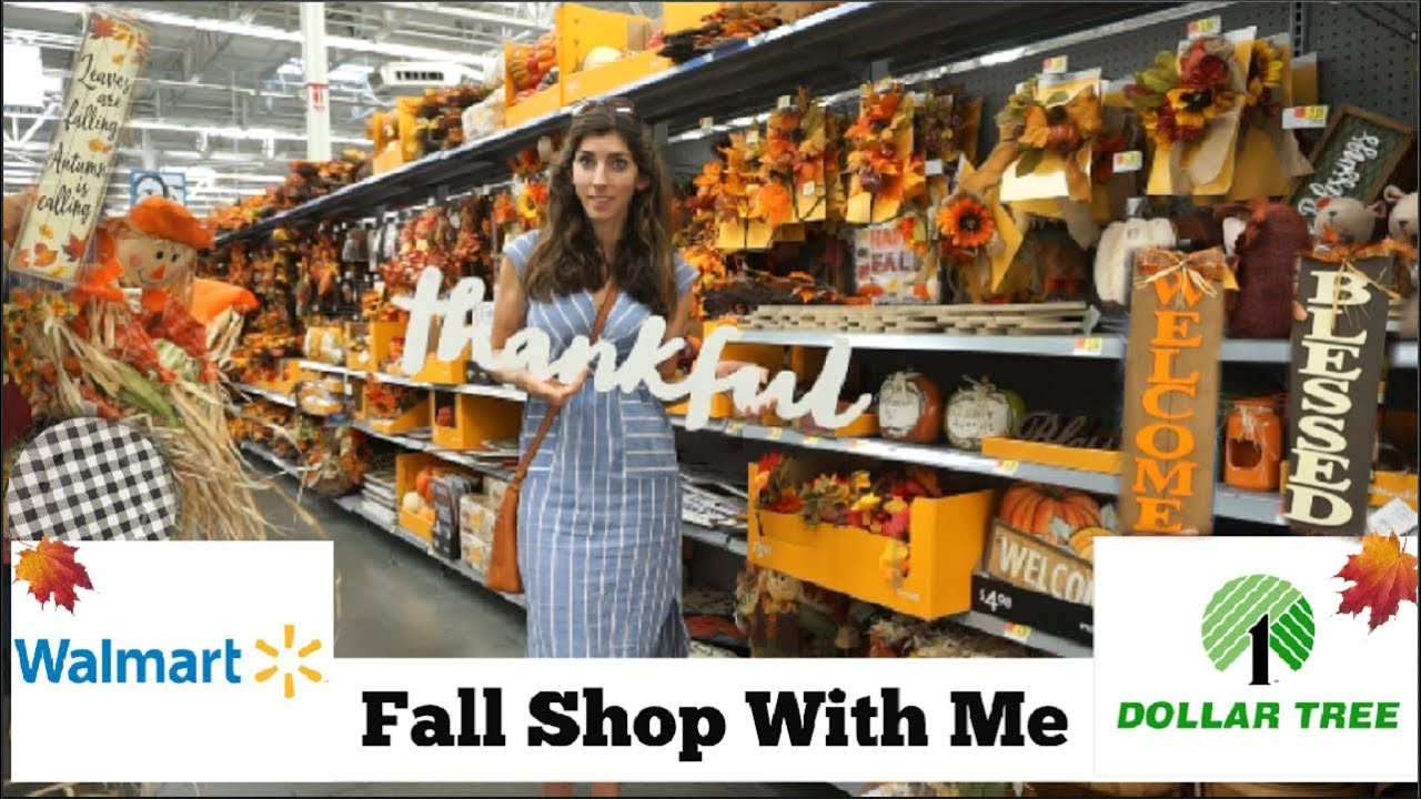 Fall Decor Walmart
 Fall Shop With Me Walmart & Dollar Tree