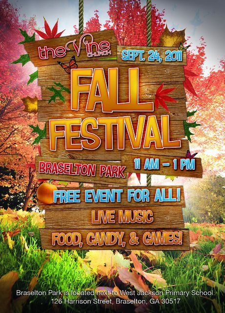 Fall Fest Booth Ideas
 Fall Festival Invite Graphic