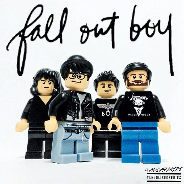 Fall Out Boy Gift
 Why do they all have black hair tho