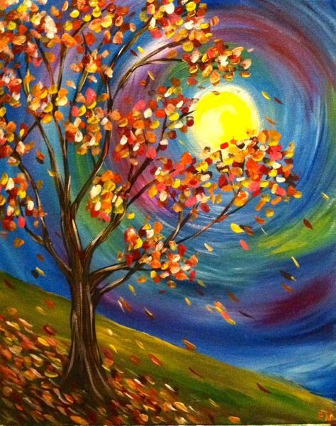 Fall Paint Night Ideas
 2707 best Paint Night images on Pinterest