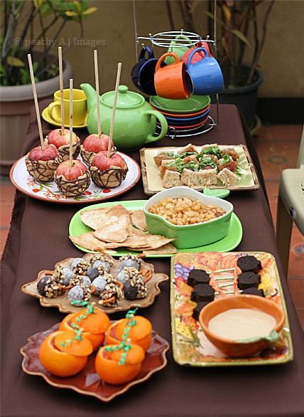 Fall Themed Party Food
 Autumn Themed Tea Party Mommy Peach