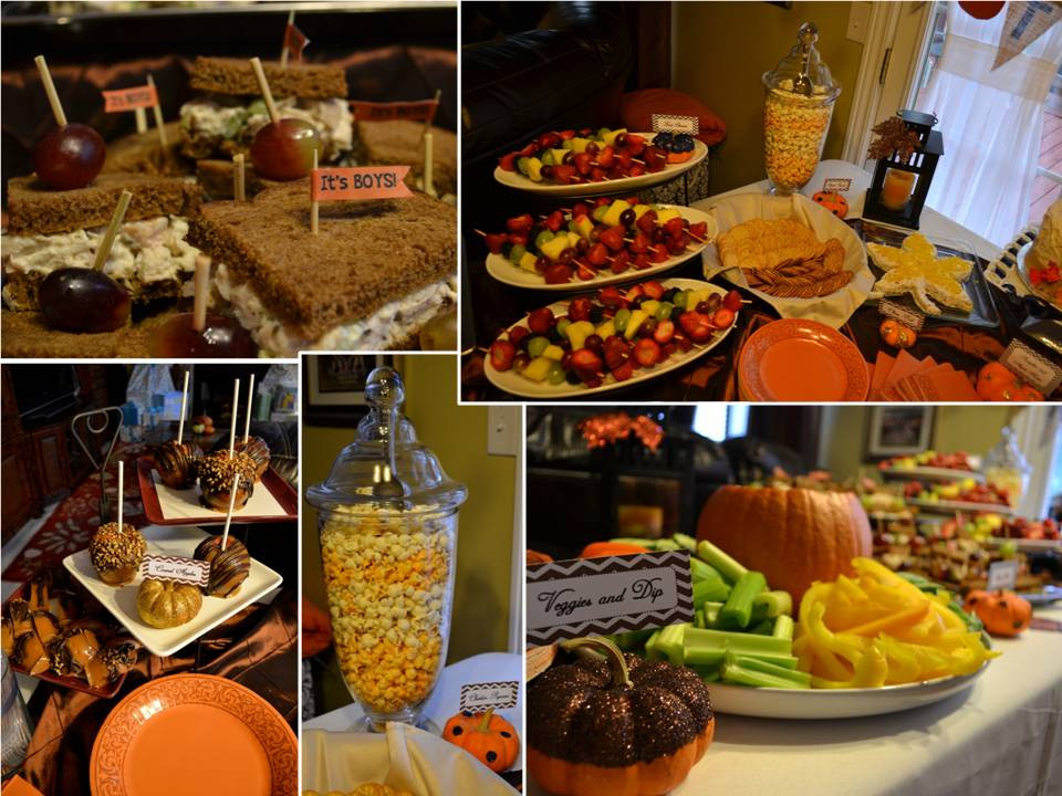 Fall Themed Party Food
 Details Fall Themed Baby Shower