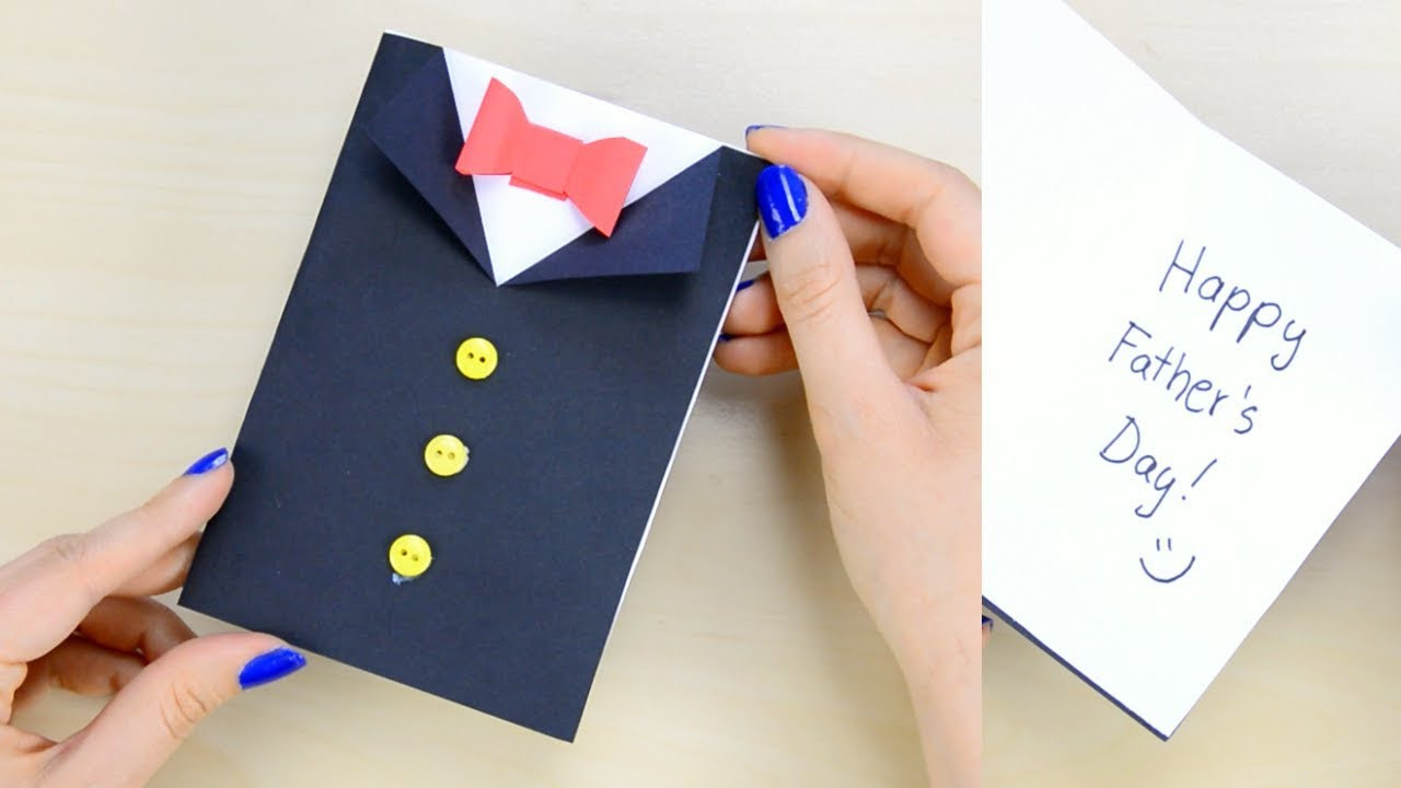 Fathers Day Card Craft
 How to Make Father s Day Tuxedo Card paper crafts for