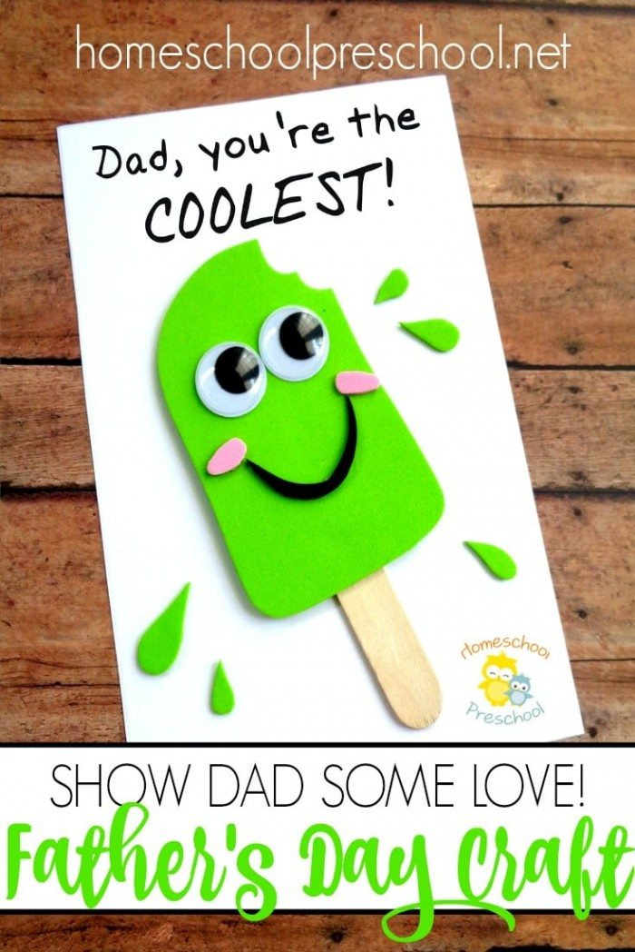 Fathers Day Card Craft
 Easy DIY Father s Day Craft Homeschool Giveaways