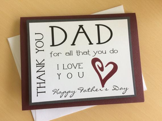 Fathers Day Gifts From Daughters
 Items similar to Fathers Day Card Fathers Day Gift Happy