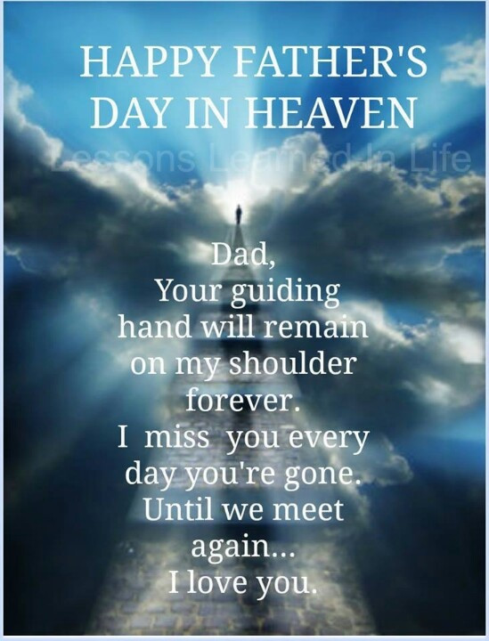 Fathers Day In Heaven Quotes From Daughter
 Happy Father s Day in Heaven
