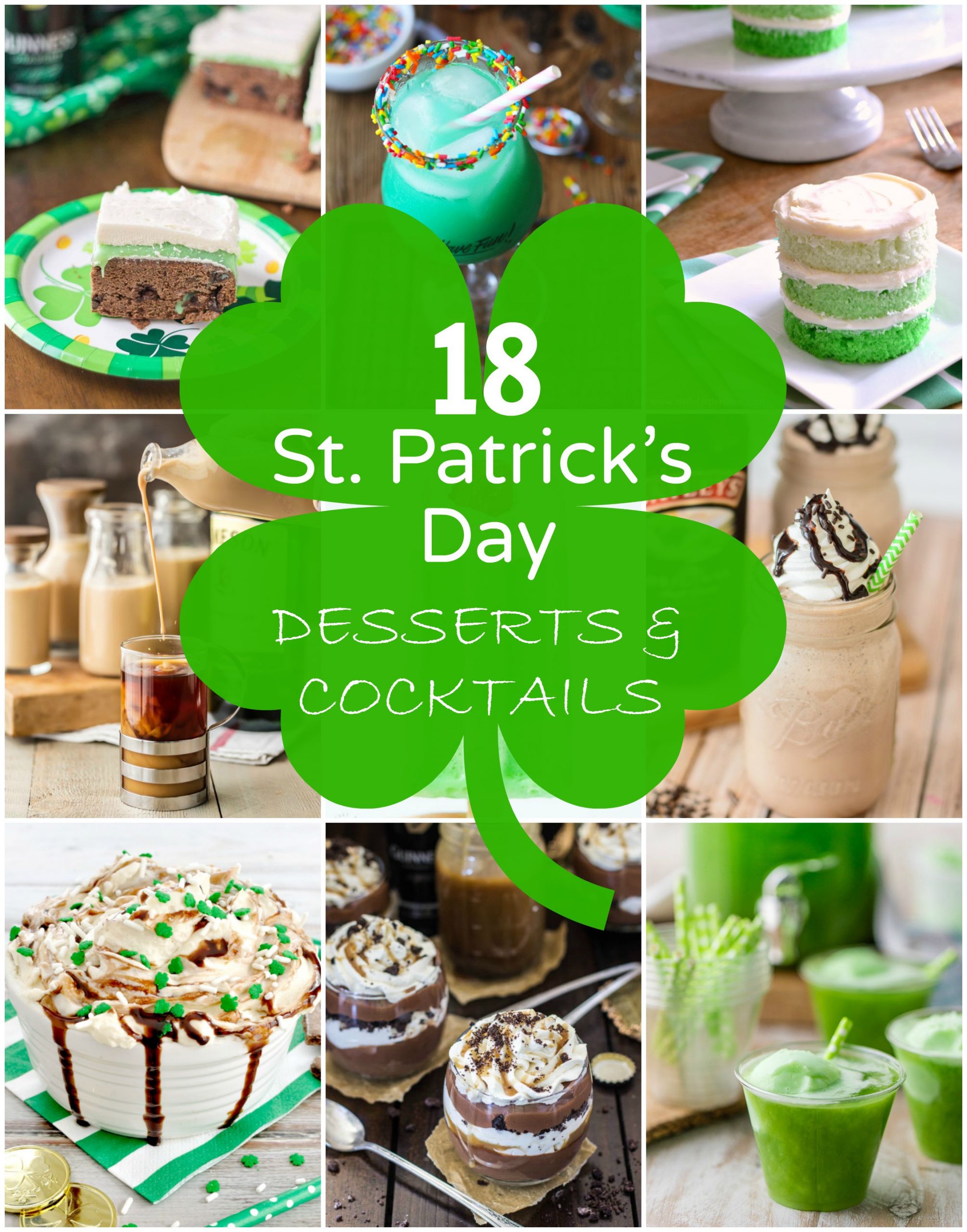 Food For St Patrick's Day Party
 18 St Patrick s Day Desserts And Cocktails