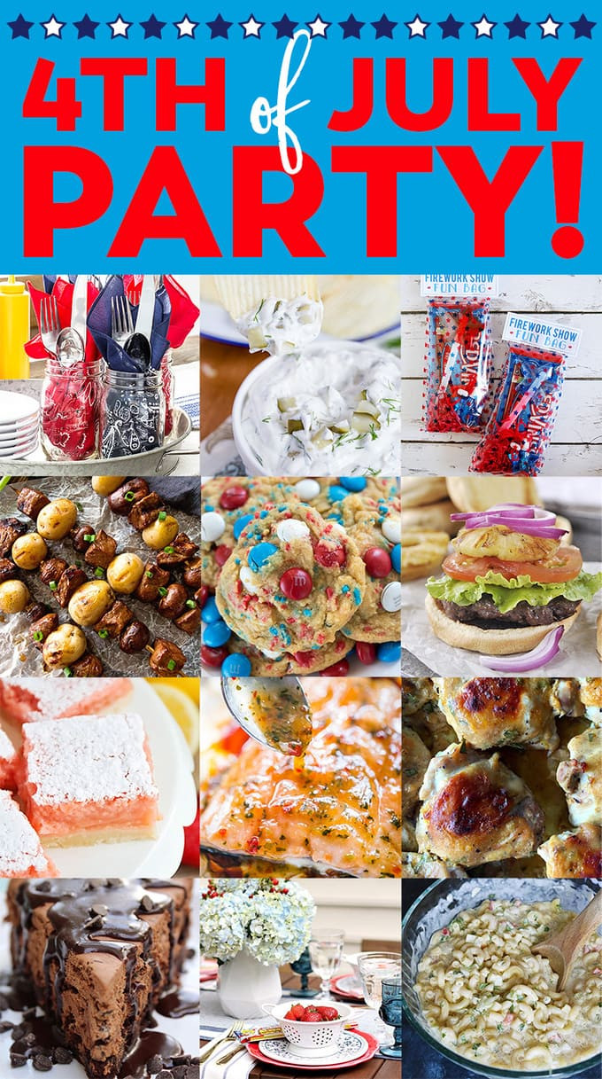 Food Ideas For 4th Of July Party
 Fourth of July Patriotic Meal Plan