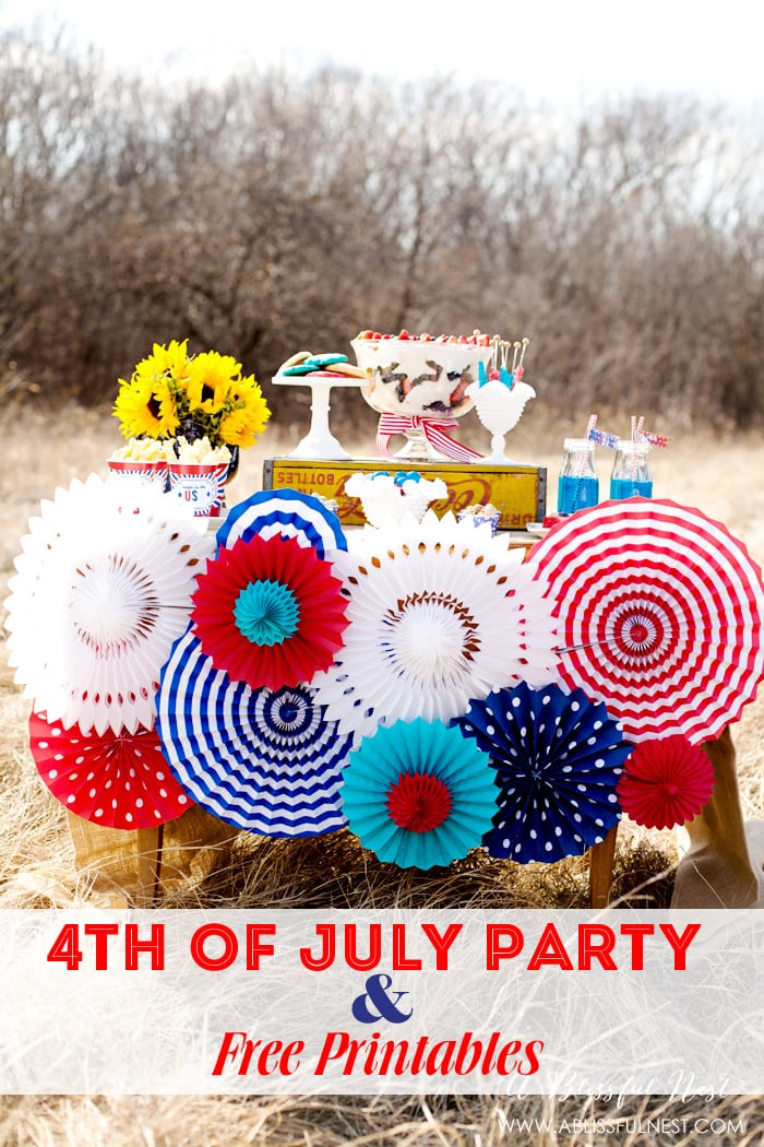 Food Ideas For 4th Of July Party
 Fourth of July Party Printables