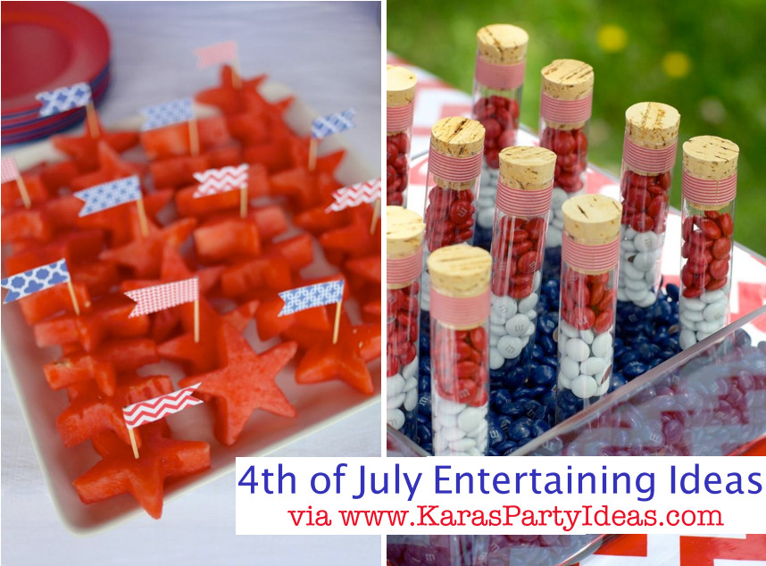 Food Ideas For 4th Of July Party
 Kara s Party Ideas 4th of July outdoor summer patriotic