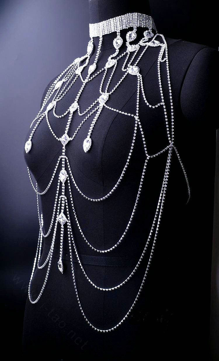 Full Body Jewelry
 Buy Wholesale Exquisite Rhinestone Full Body Chain Bikini