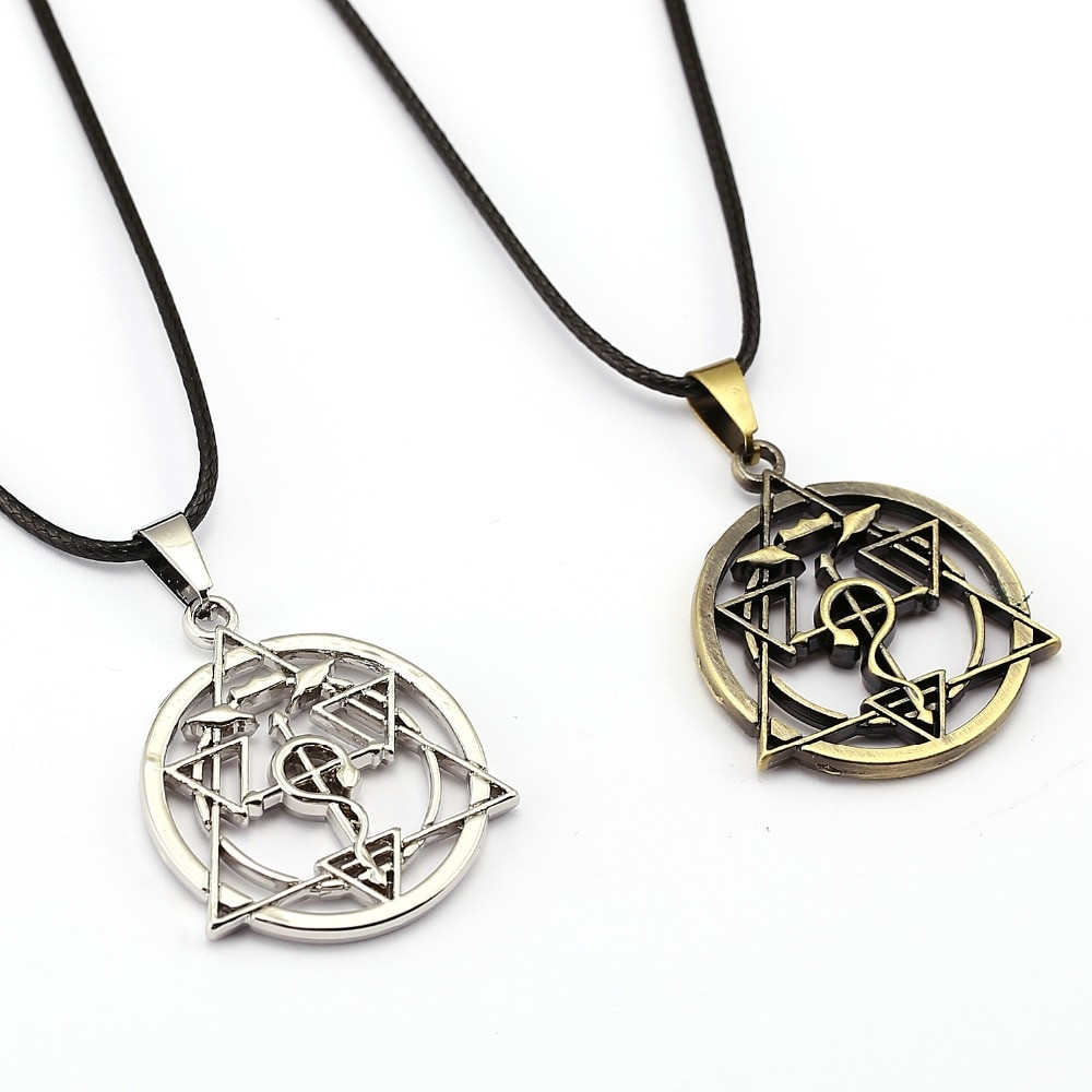 Fullmetal Alchemist Necklace
 Fullmetal Alchemist Choker Necklace Magic Circle Pendant