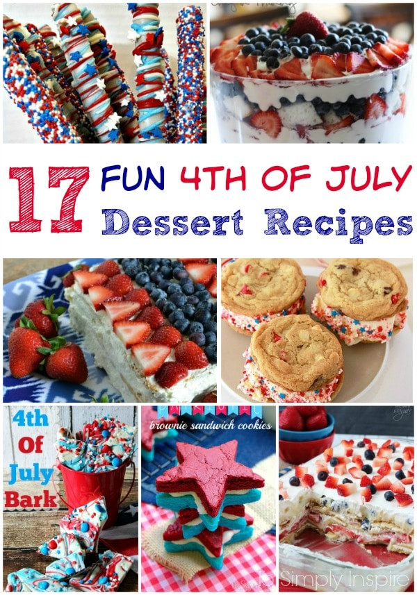 Fun 4th Of July Food
 4th of July Dessert Recipes