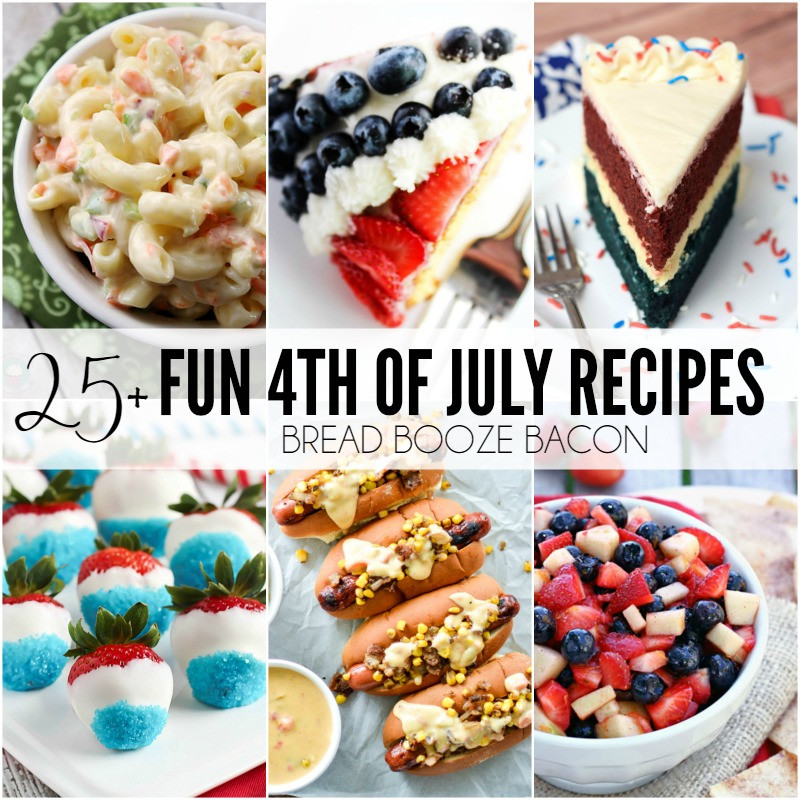 Fun 4th Of July Food
 25 Fun 4th of July Recipes Bread Booze Bacon