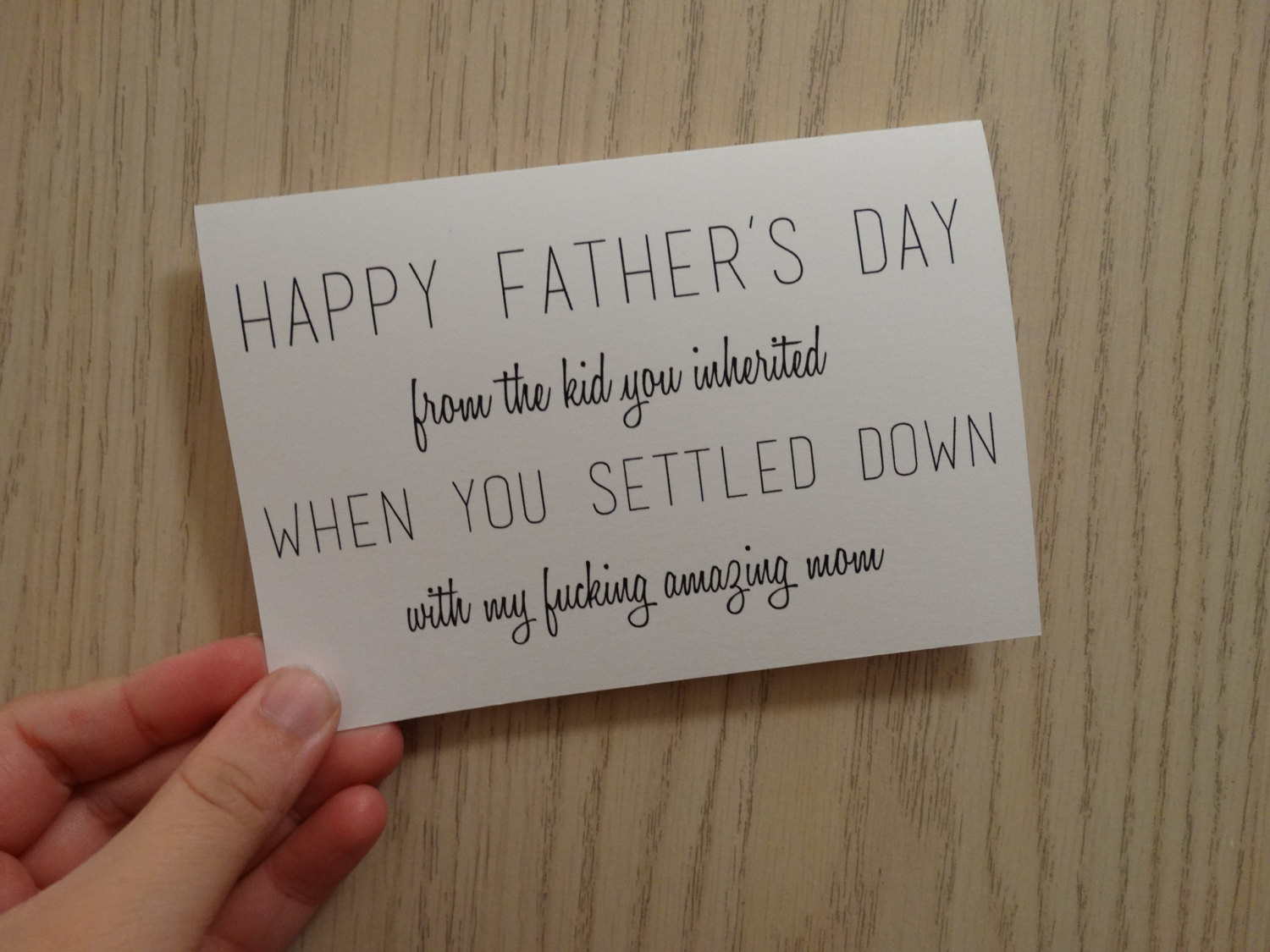 Funny Happy Fathers Day Quotes
 Step Dad Funny Quotes QuotesGram
