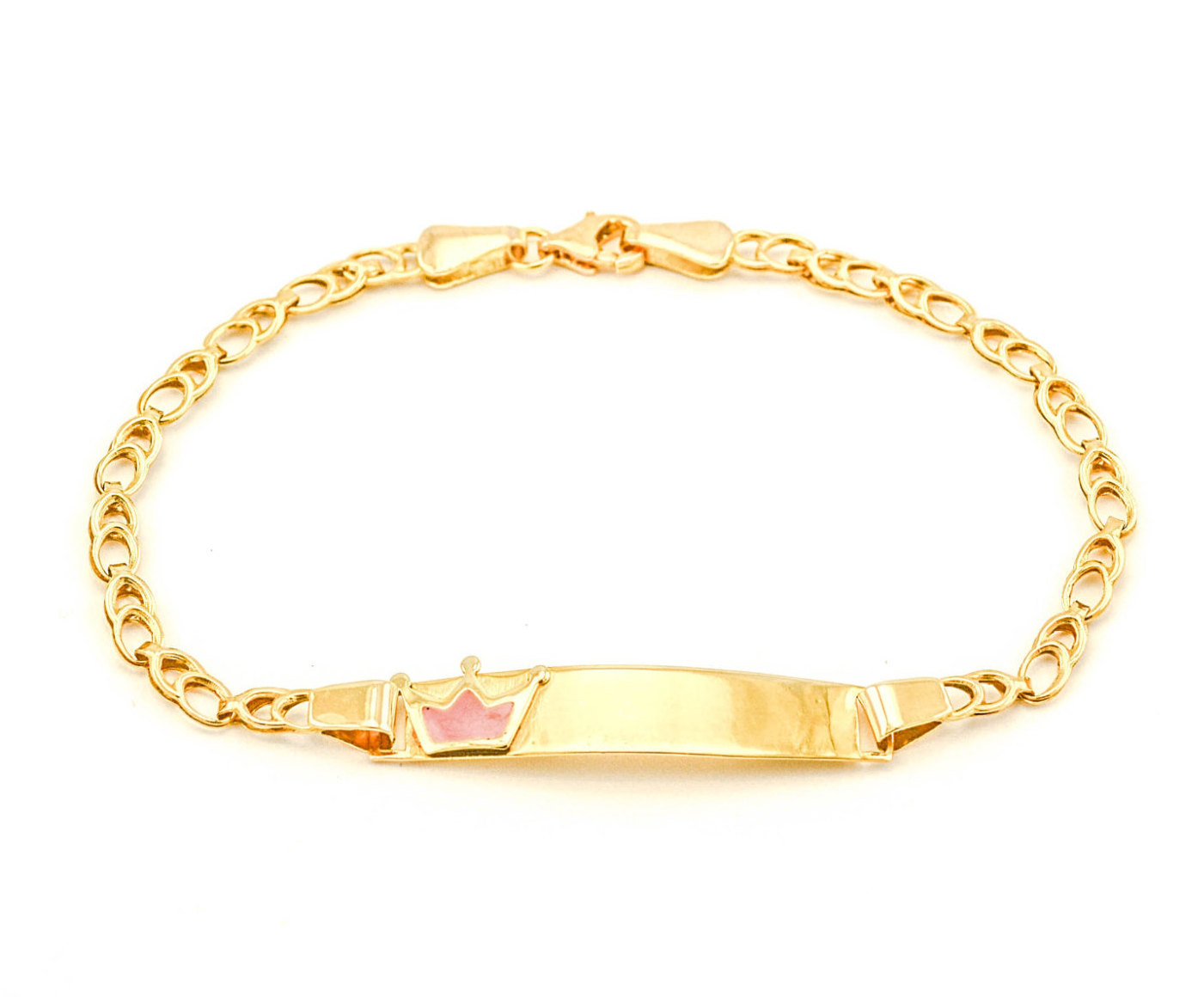 Gold Bracelets For Babies
 Personalized Gold Baby Id Bracelet Baby Jewelry Name Bracelet