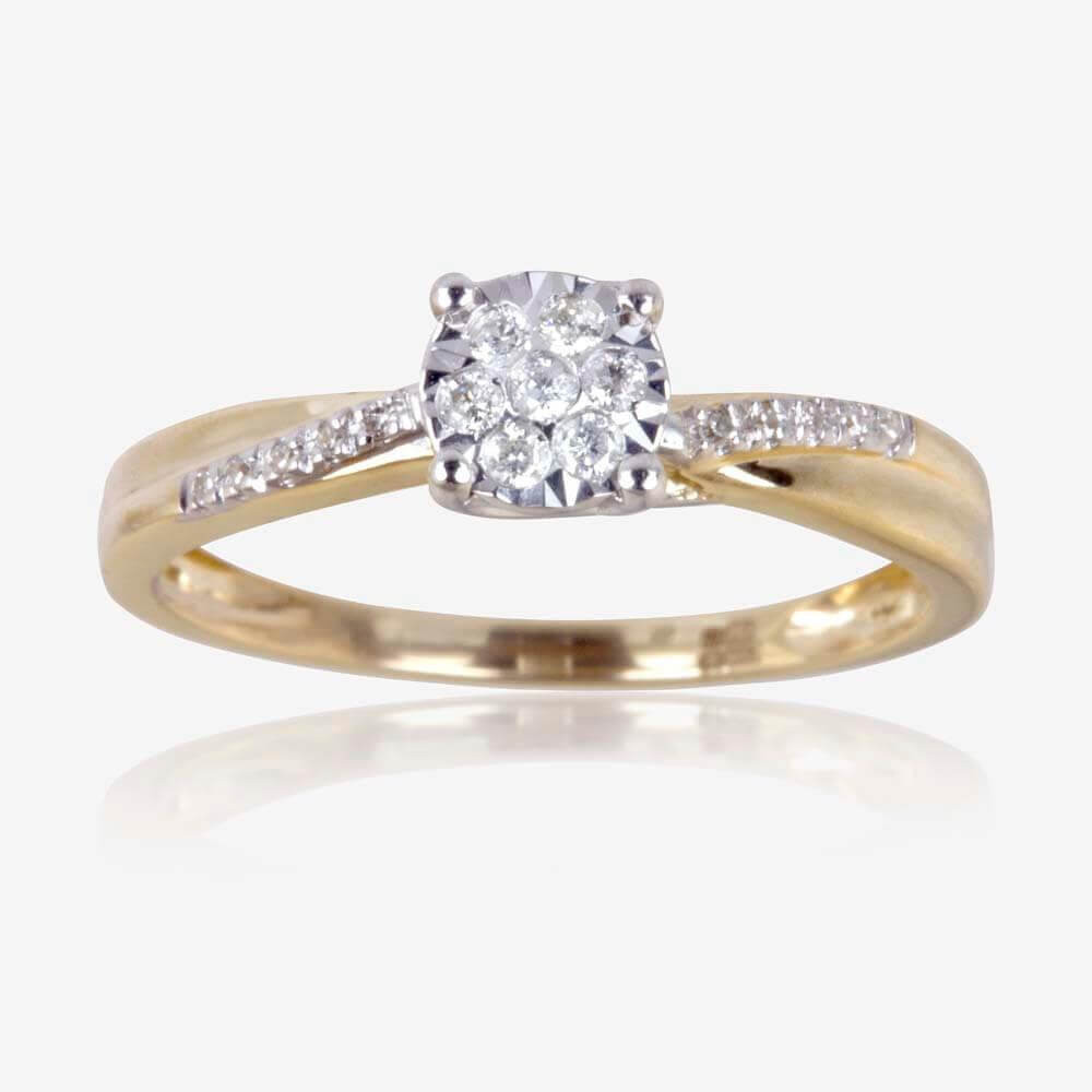 Gold Diamond Engagement Rings
 9ct Gold Diamond Ring
