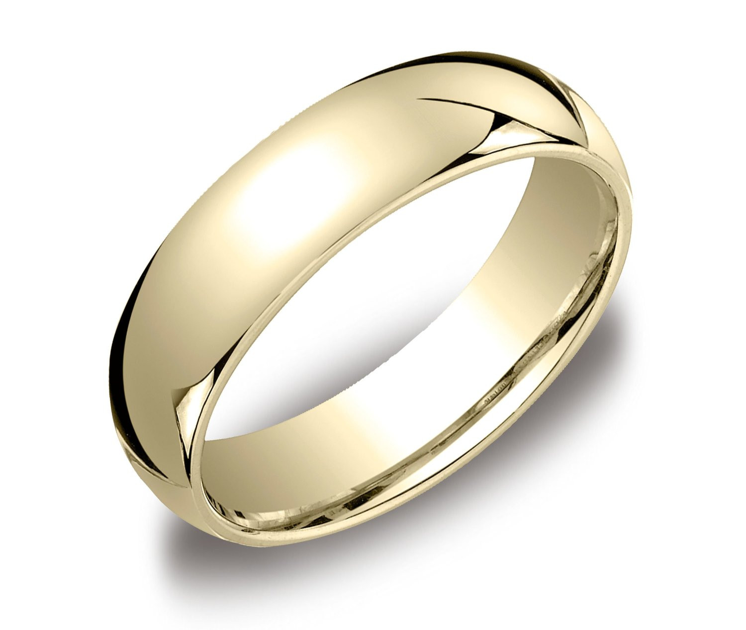 Gold Wedding Rings For Men
 fort Fit Men s 14k Gold Wedding Band