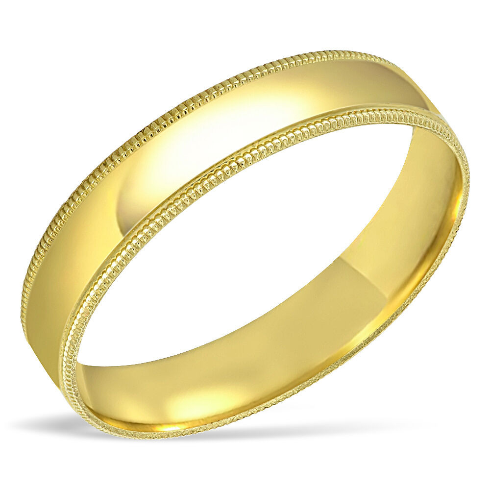Gold Wedding Rings For Men
 Men s SOLID 10K Yellow Gold Wedding Band Engagement Ring