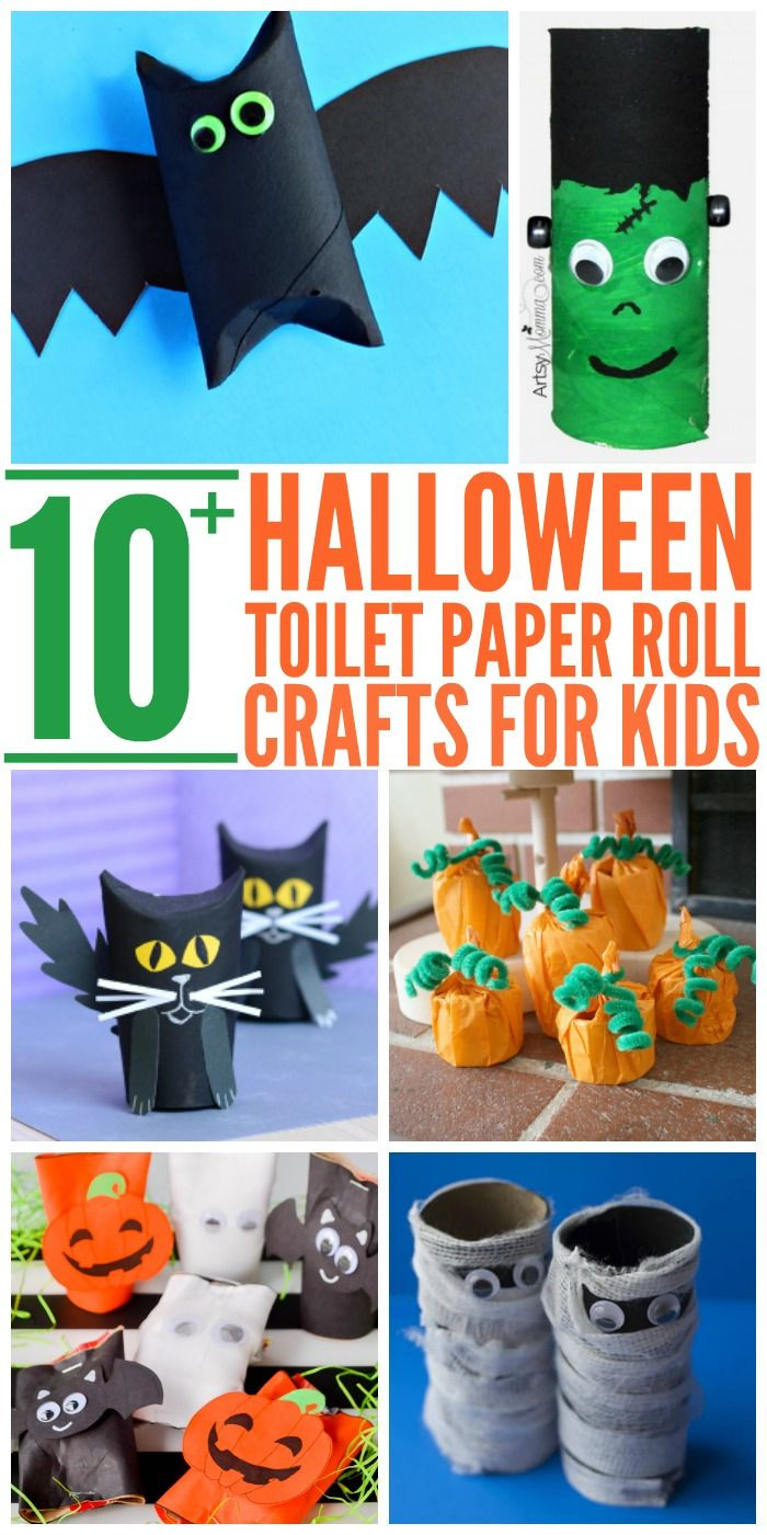 Halloween Crafts For Toddlers Age 3
 10 Easy Halloween Toilet Paper Roll Crafts