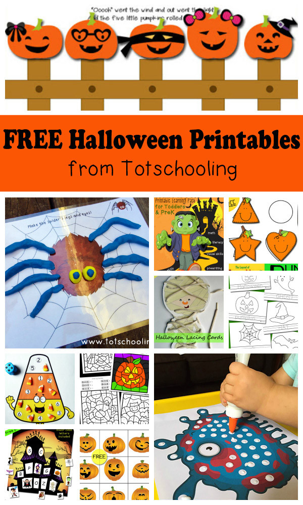 Halloween Crafts For Toddlers Age 3
 Free Halloween Printables for Kids