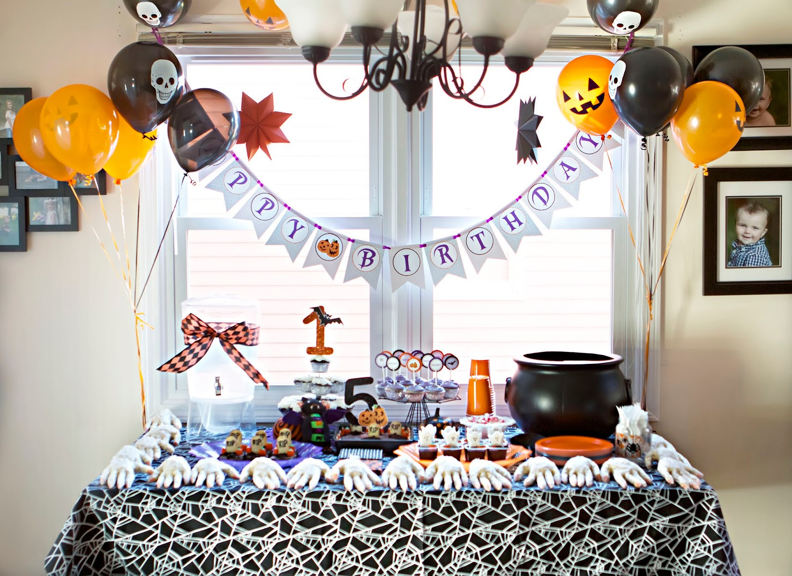 Halloween Themed Party
 MiaMoo Designs Halloween Themed Birthday Party