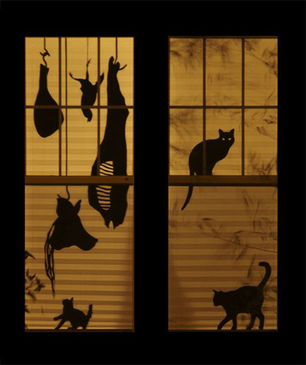 Halloween Window Silhouettes Diy
 25 Scary DIY Halloween Window Silhouettes