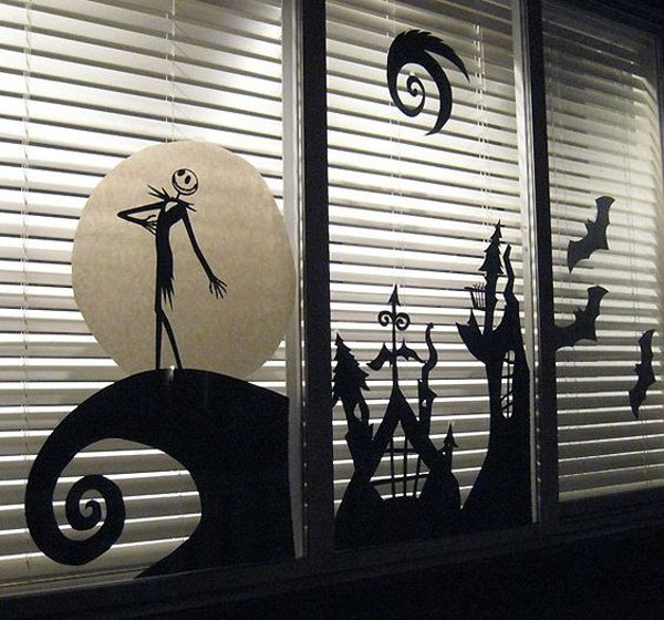 Halloween Window Silhouettes Diy
 25 Scary DIY Halloween Window Silhouettes