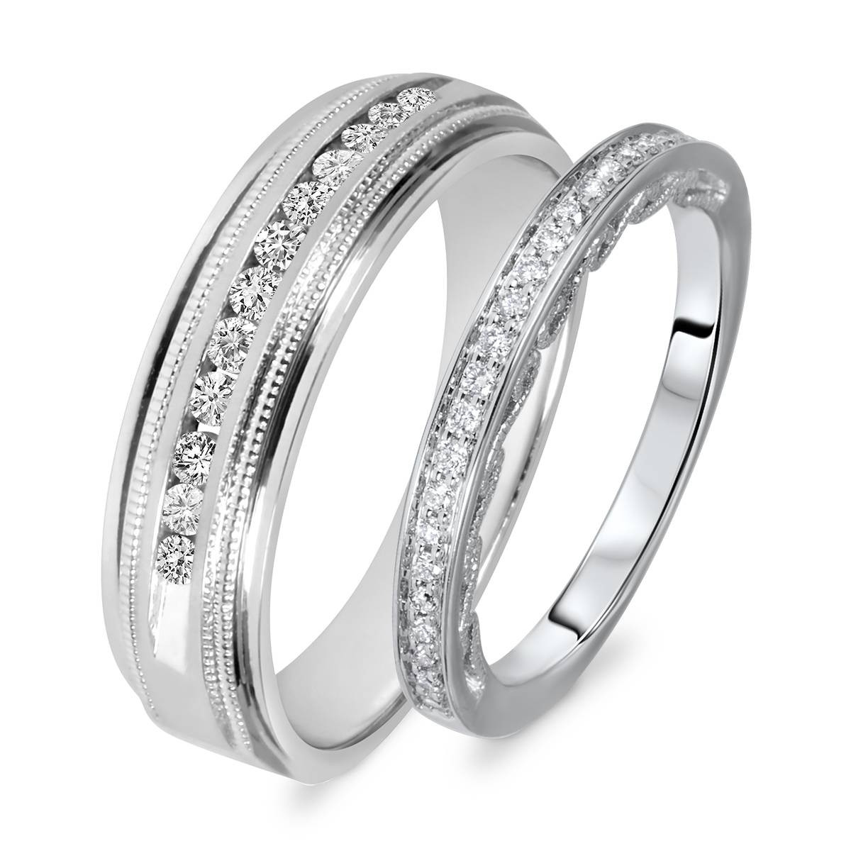 His And Hers Wedding Band Sets
 15 Inspirations of Cheap Wedding Bands Sets His And Hers