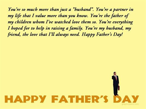 Husband Fathers Day Quotes
 My Husband For Fathers Day Quotes QuotesGram