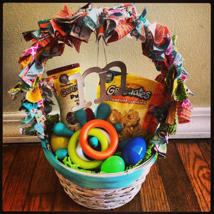 Ideas For Baby Easter Basket
 Baby s first Easter basket Holidays