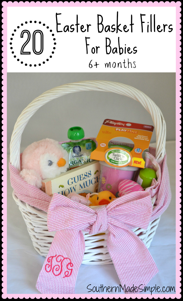 Ideas For Baby Easter Basket
 20 Easter Basket Filler Ideas for Babies