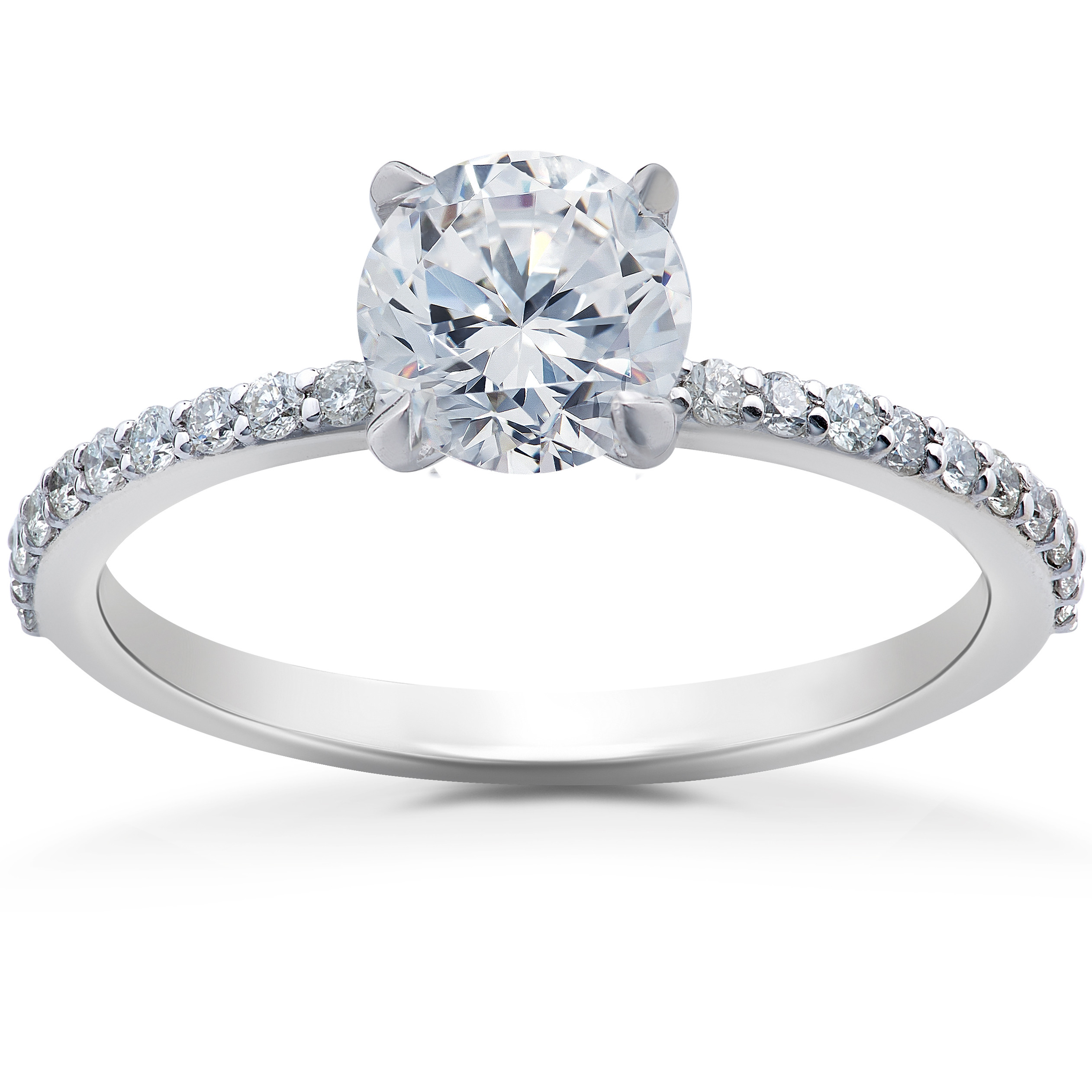 Lab Grown Diamond Rings
 3 4 ct Lab Grown Diamond Sophia Engagement Ring 14k White