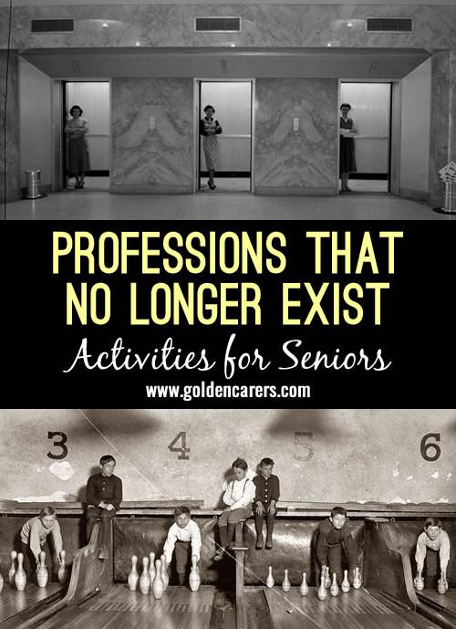 Labor Day Activities For Seniors
 Professions that no longer exist