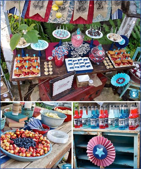 Labor Day Decorations Ideas
 Labor Day 4rth of July Party Inspiration BBQ Recipes