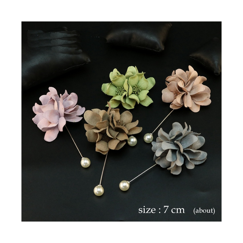 Leather Brooches
 line Buy Wholesale leather flower brooch from China