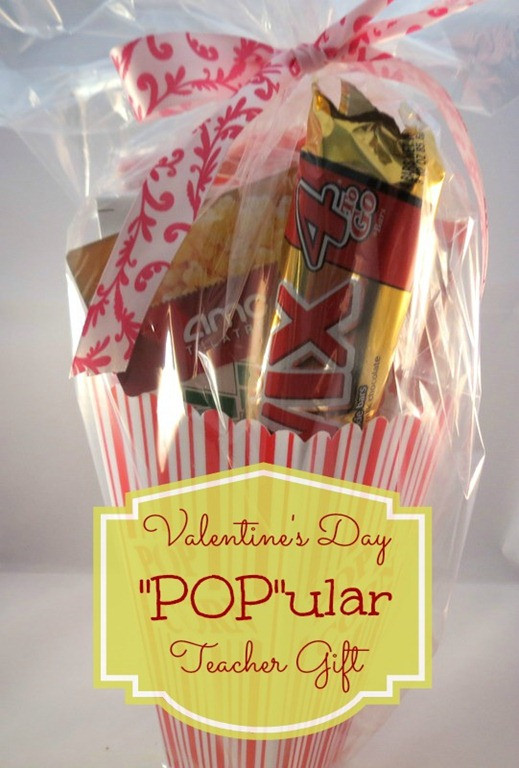 Masculine Valentines Day Gifts
 "Pop" ular Valentine Teacher Gift Idea