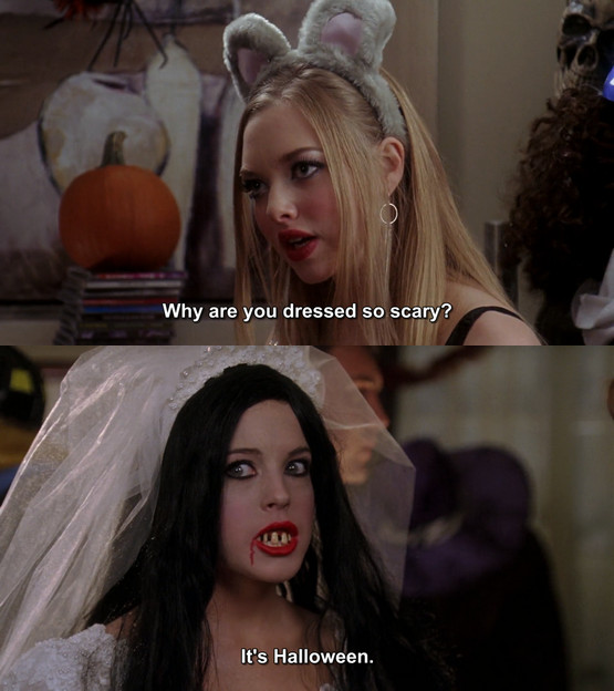 Mean Girls Halloween Quote
 Lindsay Lohan Mean Girls Quotes QuotesGram