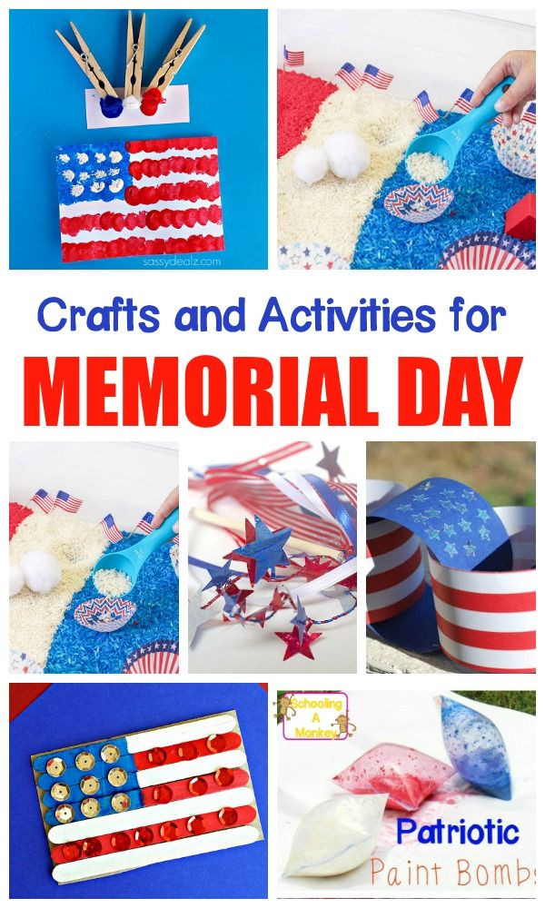Memorial Day Activities For Kids
 382 best Patriotic Crafts for kids images on Pinterest