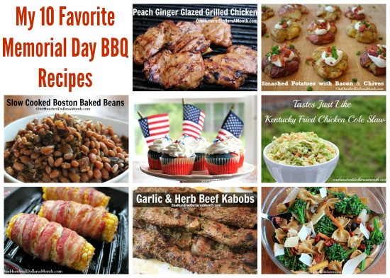Memorial Day Barbeque Ideas
 My 10 Favorite Memorial Day BBQ Recipes e Hundred