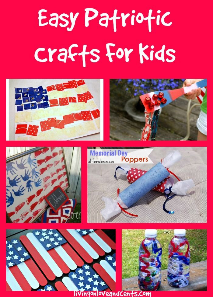 Memorial Day Craft For Toddlers
 Easy Patriotic Crafts For Kids 4th of July & Memorial Day