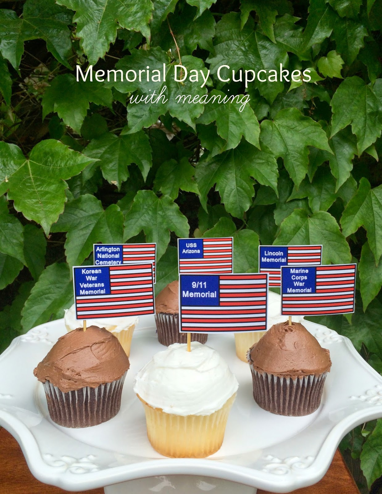Memorial Day Cupcake Ideas
 Jac o lyn Murphy Memorial Day Cupcakes with meaning